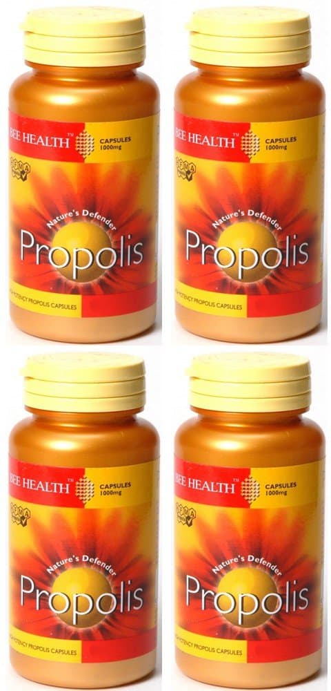 (4 PACK) - Bee Health - Propolis 1000mg | 90's (BEE-100170) | 4 PACK BUNDLE