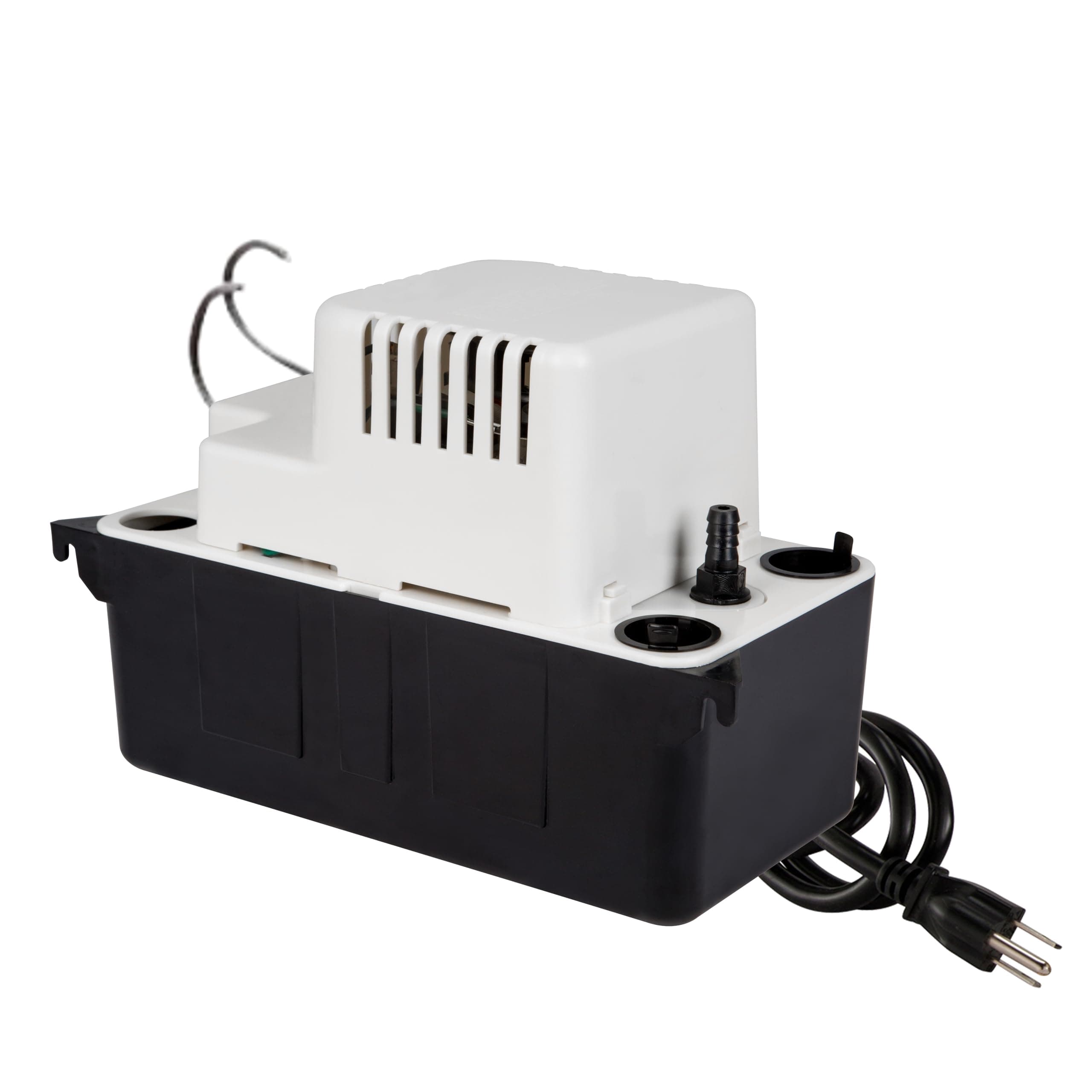 Little Giant VCMA-15ULS 115 Volt, 65 GPH, 1/50 HP Automatic Condensate Removal Pump for HVAC/Refrigeration Systems/Dehumidifiers with Overflow Detection Switch and 6-Foot Cord, White/Black, 554405