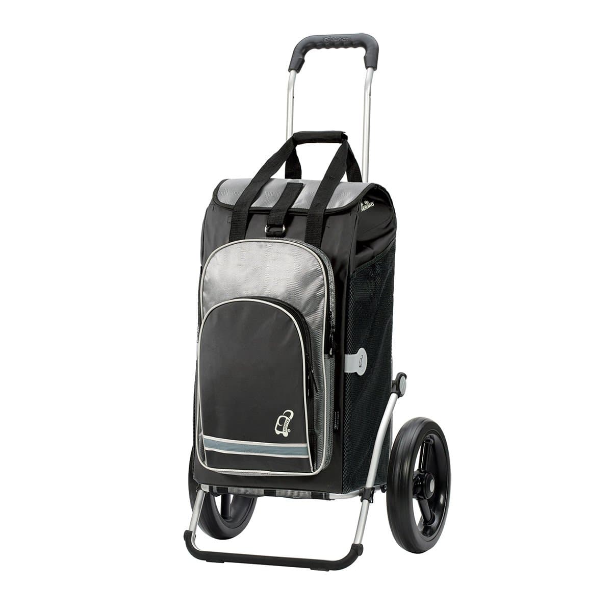 Andersen Shopping trolley Royal with bag Hydro black, Volume 60L, thermal bag, aluminium frame and ball-bearing wheels 29 cm