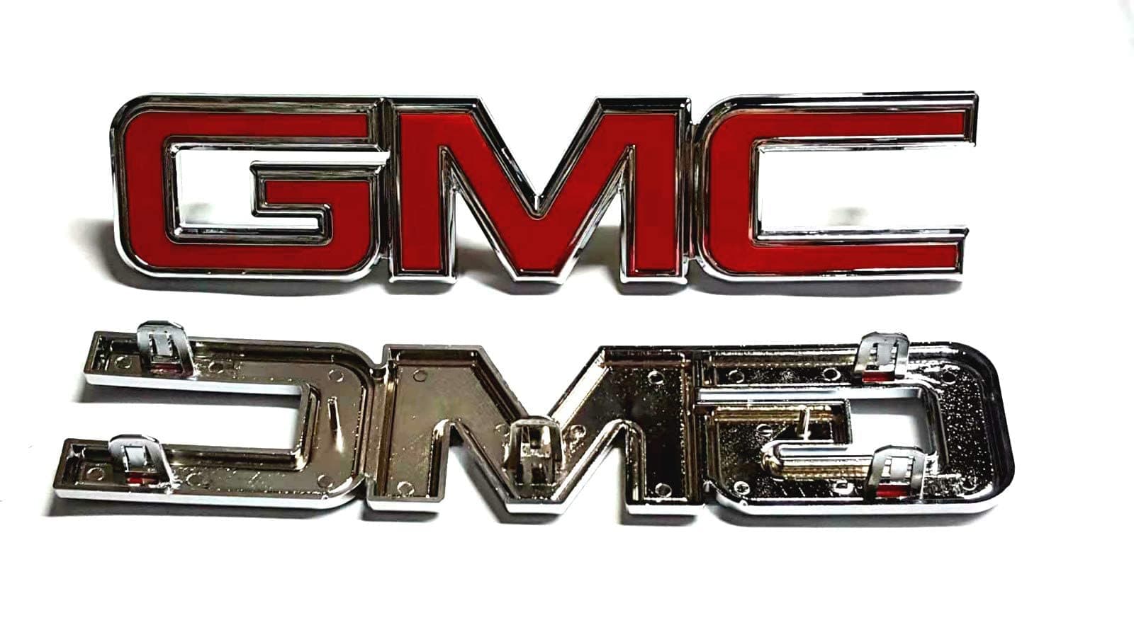 Minigo G-38PS 2015 2016 2017 Yukon/Canyon Front Grille Emblem Badge NamePlate # 22814065 for Gmc Yukon/Canyon (Silver)