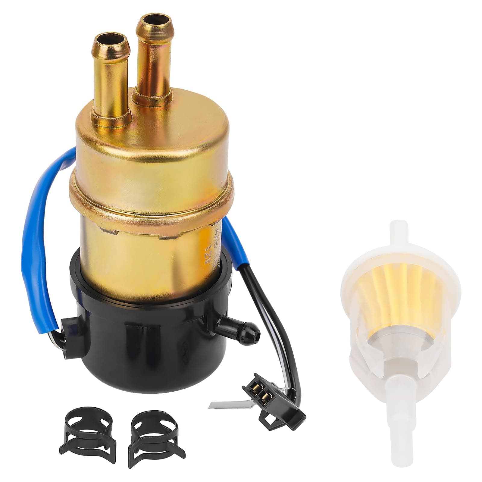 Road Passion 12v 55LPH Electric Fuel Pump for Yamaha YZF R1-1998-2005/ YZF R1 T/C Raven 2005/ YZF R6-1999-2002