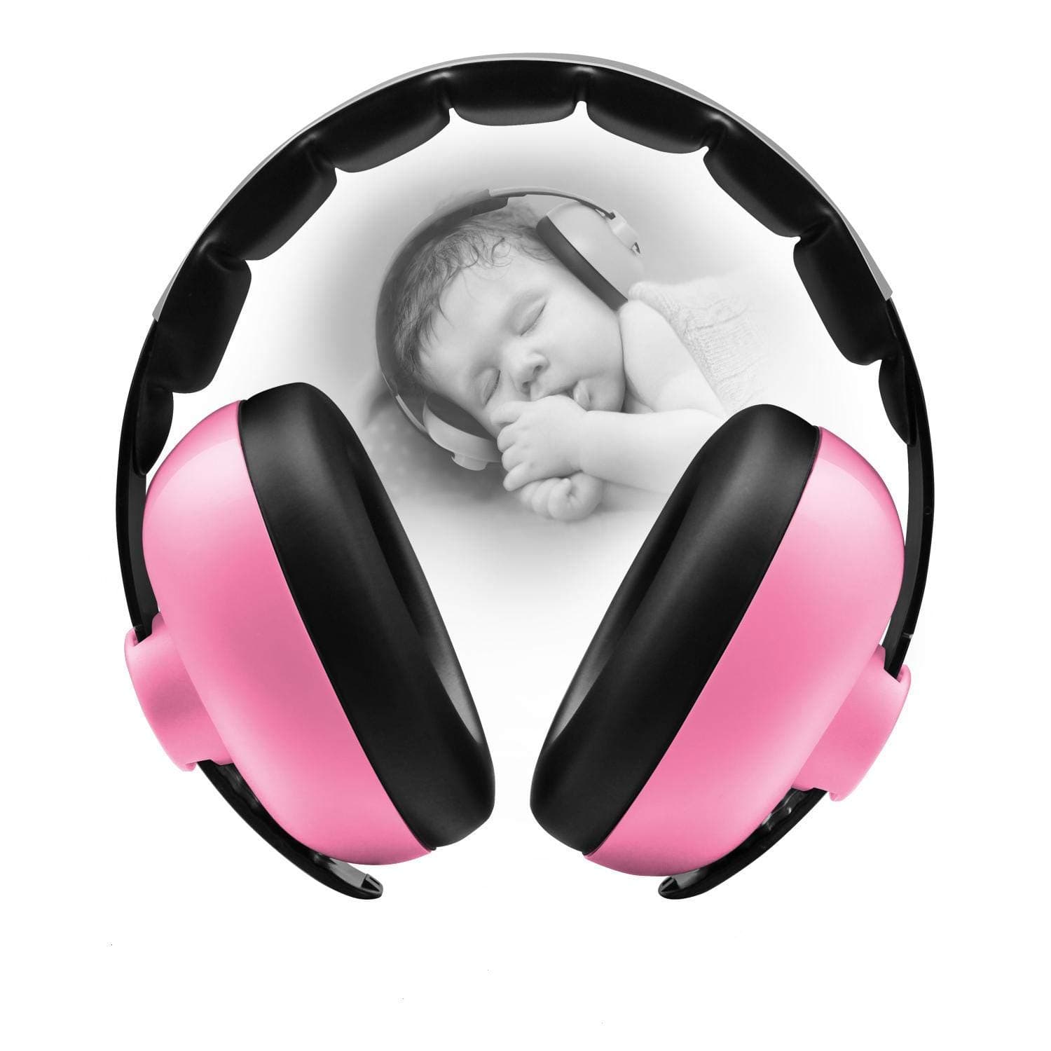 Baby Ear Protection, Baby Noise Cancelling Headphones, Soft Baby Ear Muffs, Baby Ear Muffs Adjustable Noise Reduction Earmuffs for Babies Toddlers Infants 0-3 Years, for Concerts, Outdoors, Airplane
