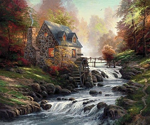 Water is flowing Oil painting wall decoration 16x20(inches)