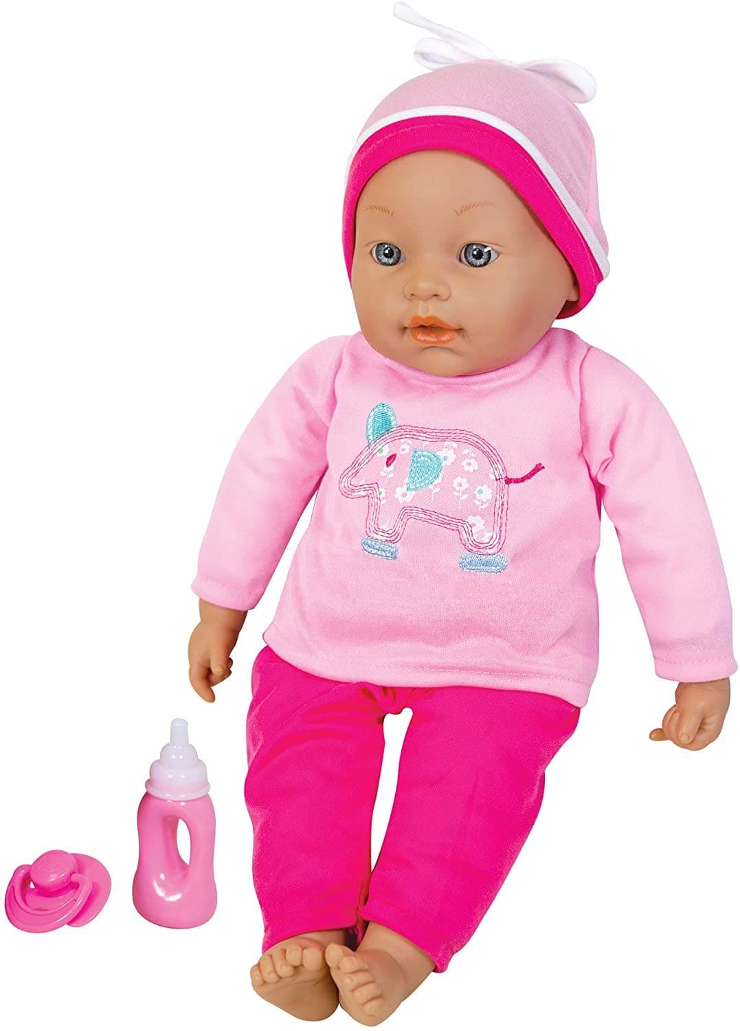 16" Interactive Baby Doll with Accessories, 16 inches , Pink