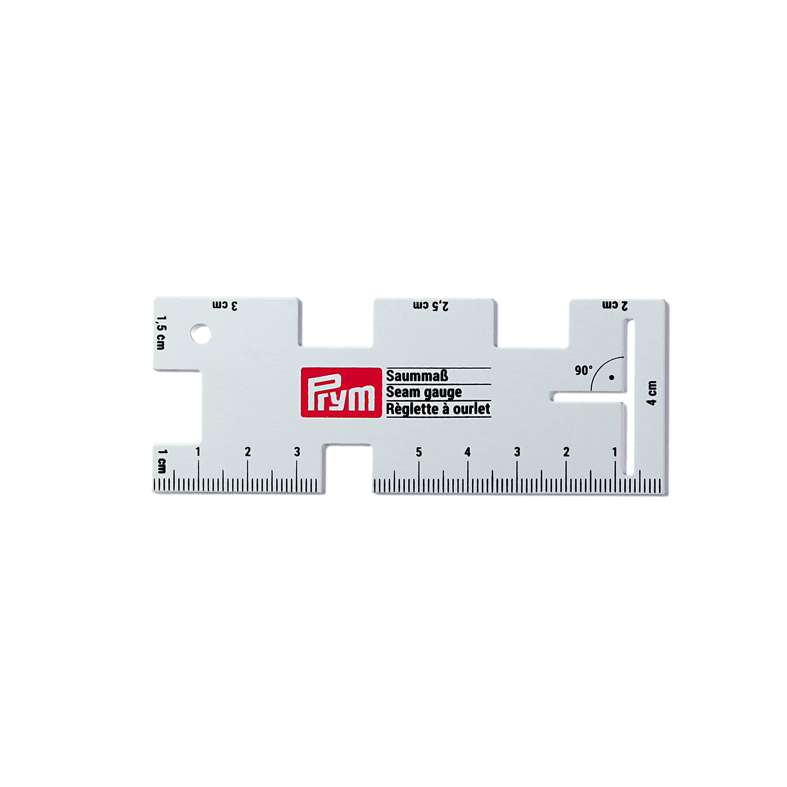 Prym Seam Gauge, Metal, 14.8 x 7.2 x 2.5 cm