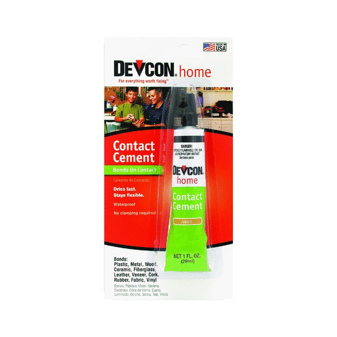 DEVCON 1oz Contact Cement by Itw Global Brands, Clear