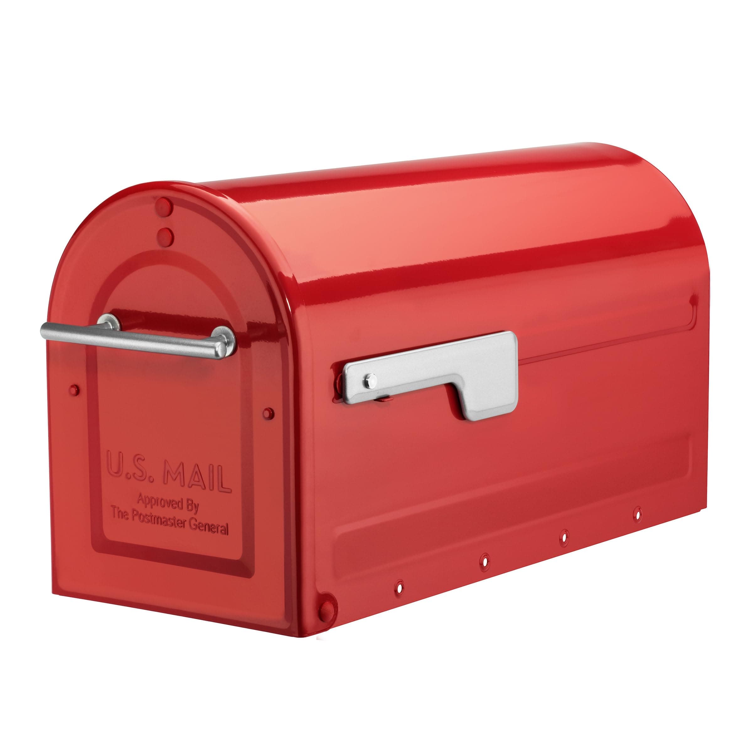 ARCHITECTURAL MAILBOXES 7900-7R-SR Boulder Mailbox, Red