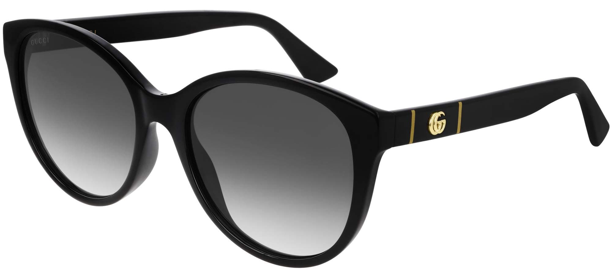 GG0631S 001 Black GG0631S Cats Eyes Sunglasses Lens Category 3 Size 56mm