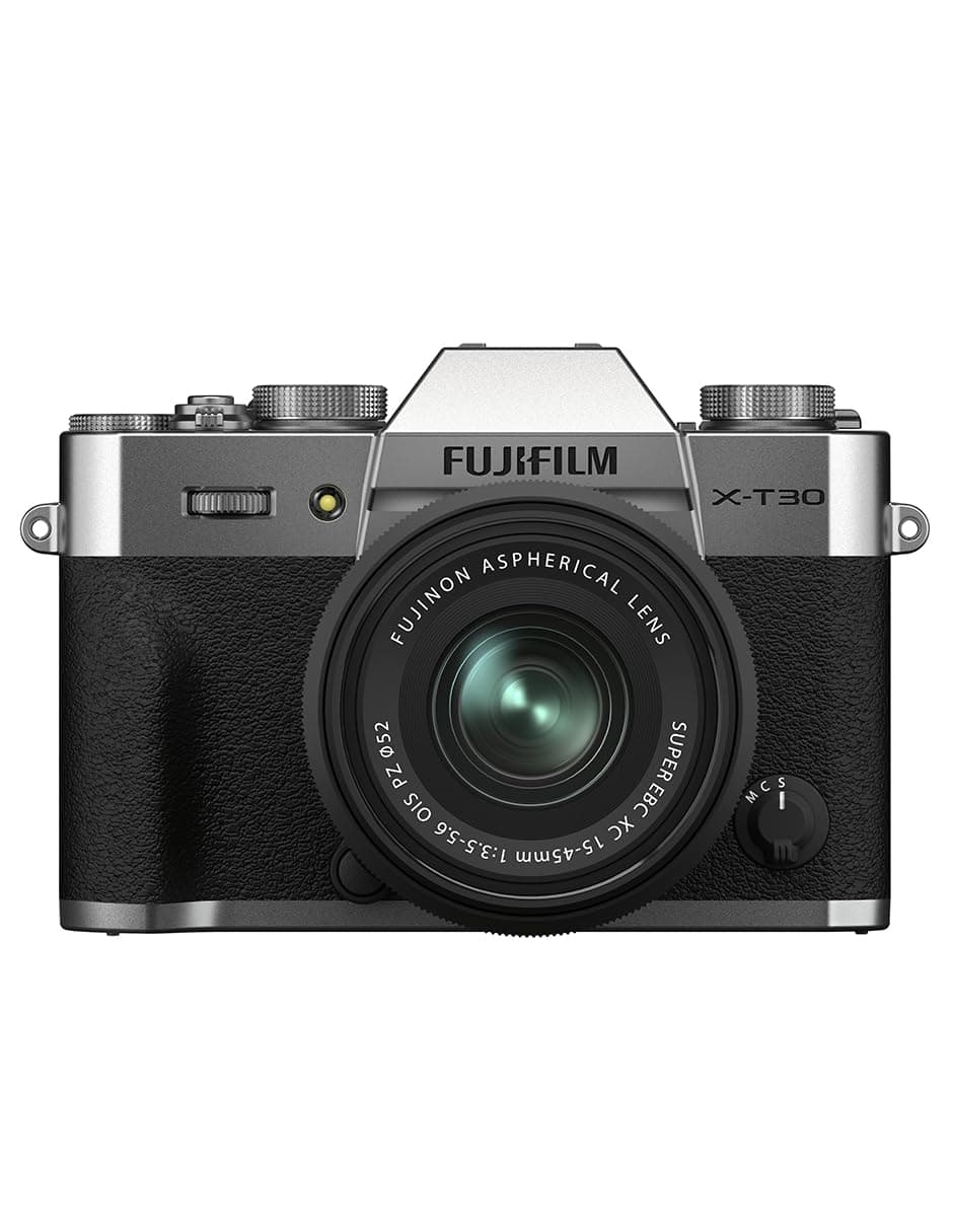 Fujifilm X-T30 II 26.1MP APS-C X-trans sensor|retro style mirrorless camera|4k vlogging|High speed recording FHD 240fps|Advance AF with 15-45mm optical zoom lens f/3.5-5.6 for Street/Lifestyle -Silver