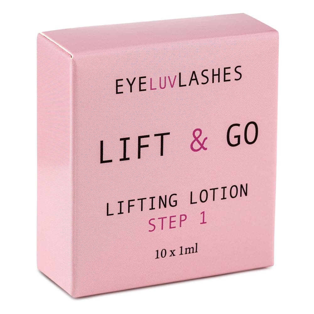 10 x 1ml Lash Lift Lifting Lotion Sachets Lash Lifting Brow Lamination Eyeluvlashes Vegan Cruelty Free LIFTING PERMING LOTION STEP 1 (10 SACHETS)