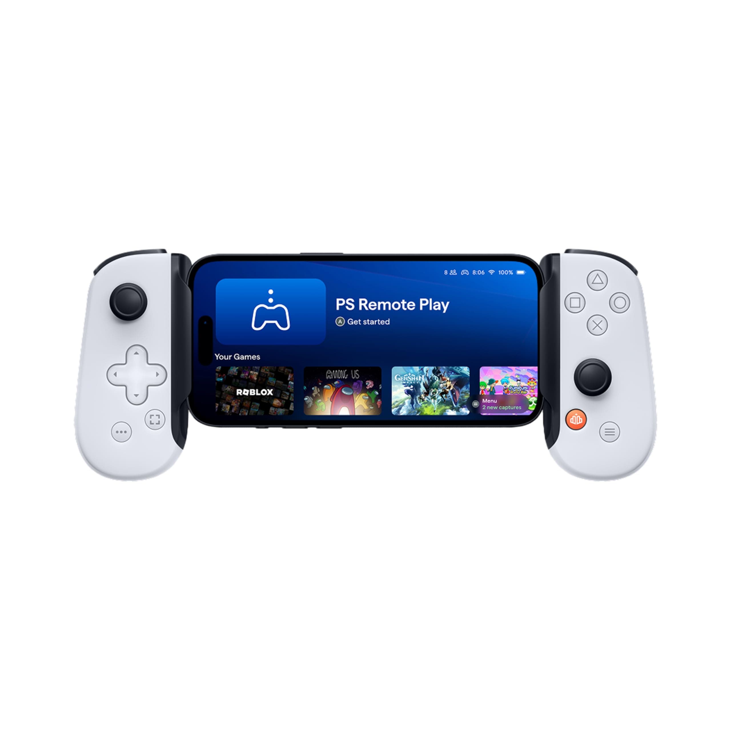 BACKBONE One Mobile Gaming Controller for iPhone 14 & Older (PlayStation Edition) Lightning - 2nd Gen - Phone Controller, Play Xbox, PlayStation & More (With 3 Months of Apple Arcade Access)