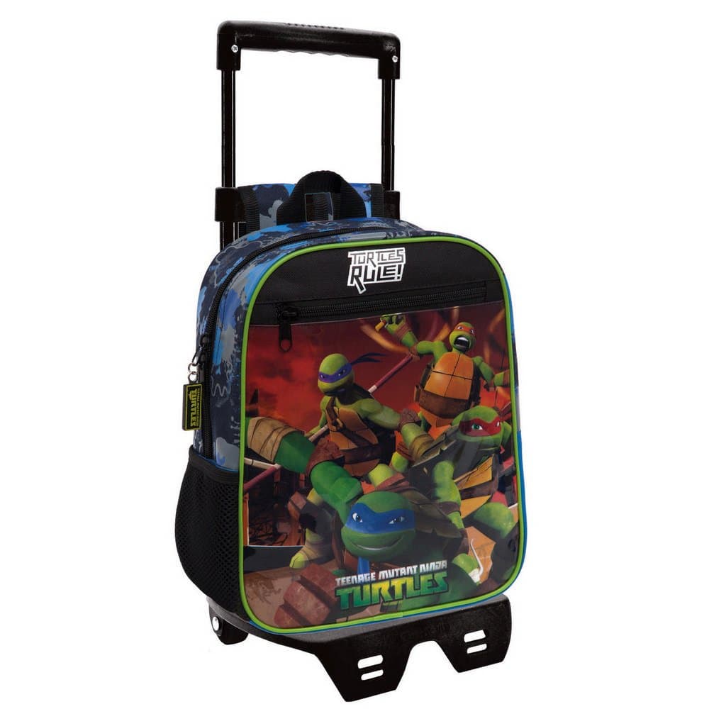 Preschool backpack w/trolley Ninja Turtles Rules