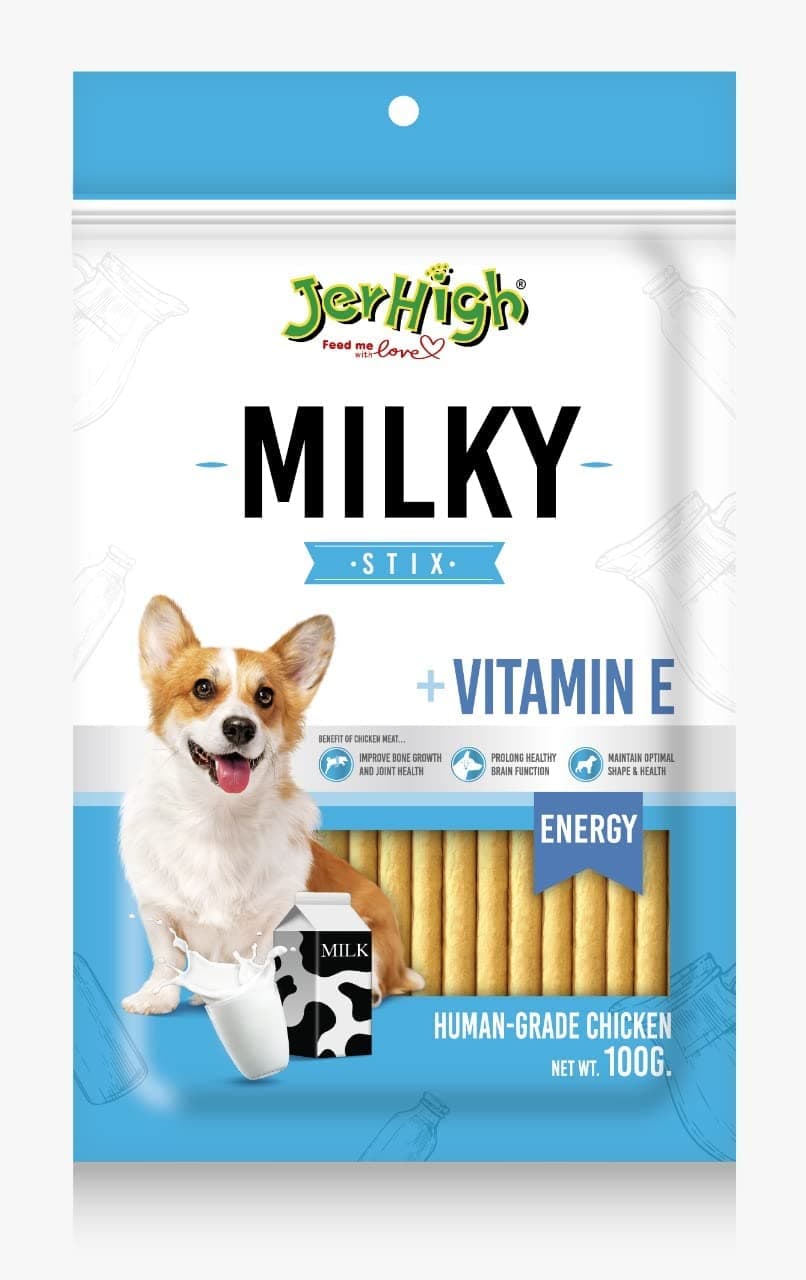 JERHIGH DOG SNACK (MILKY) 70 grams