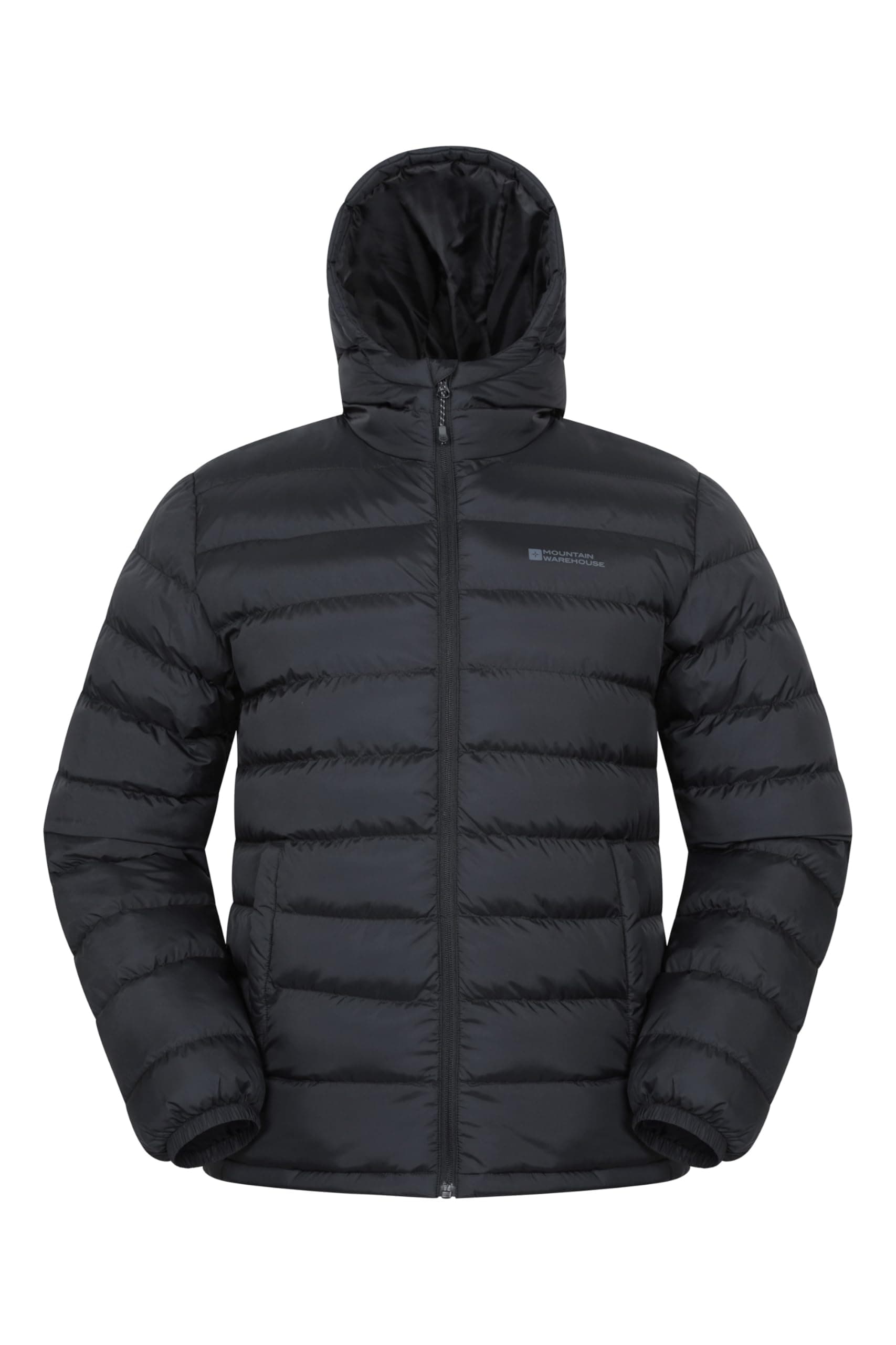 Season Mens Padded Jacket - Water Resistant Jacket, Lightweight, Warm, Lab Tested to -30C, Microfibre Filler - for Travelling, Walking