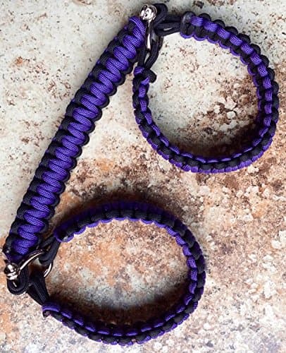 Enchantment Products Jeep Wrangler Jk 2007-Present Black/Purple 550 Paracord Front and Rear Grab Handle Grips Set