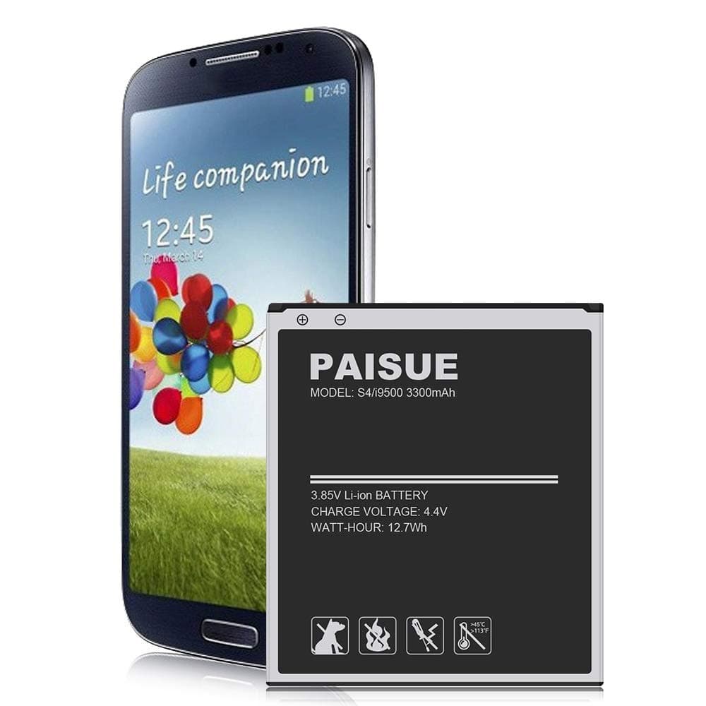 Galaxy S4 Battery, New Upgraded Li-ion Replacement for Samsung S4 Variants, S4 Active, EB-B600BE, I337 AT&T, I545 Verizon, L720 Sprint, M919 T-Mobile, I9506 LTE, I9500, I9505, R970