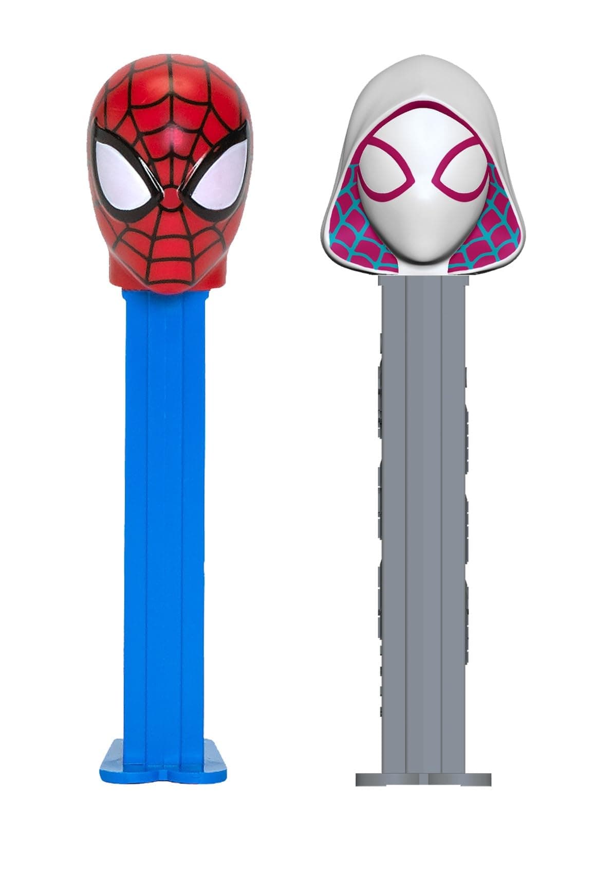 PEZ Spiderman Candy Dispenser Set - Ghost Spider and Spider Man Pez Dispensers With 2 Candy Refills | Marvel Party Favors, Spiderman Party Favor, Grab Bags, Spider-Man Candy, Marvel Party Supplies,