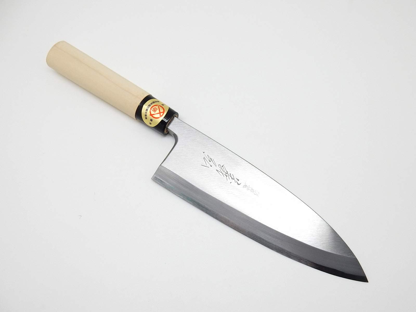 Yoshihiro Yasuki Yellow Steel,KASUMI Japanese Home Deba Knife (180mm/7.1")
