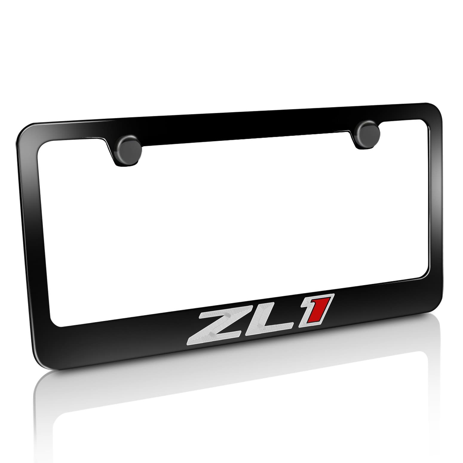Chevrolet Camaro ZL1 Black Metal License Plate Frame by Chevrolet CarBeyondStore