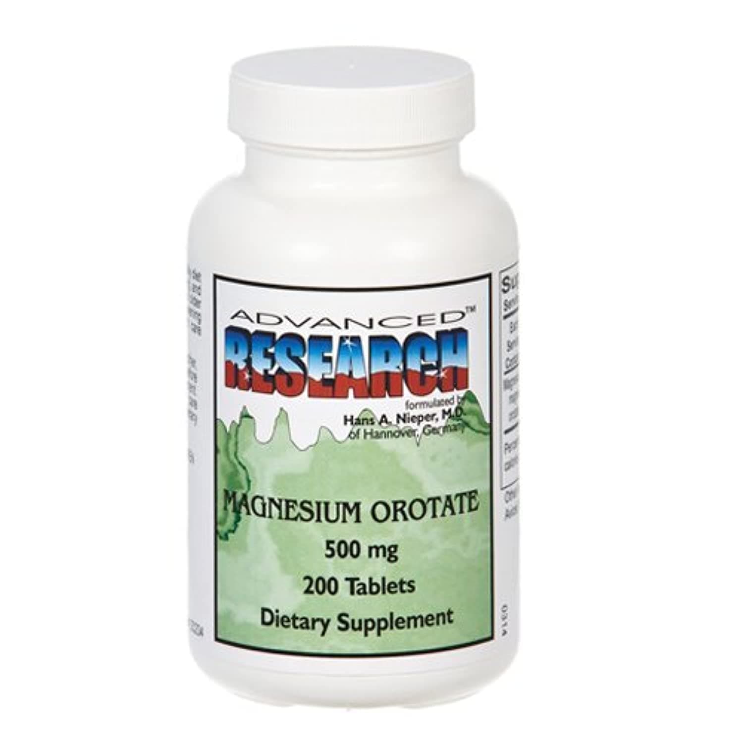 Advanced Research - Magnesium Orotate 500 Mg. 200 Tablets 104703