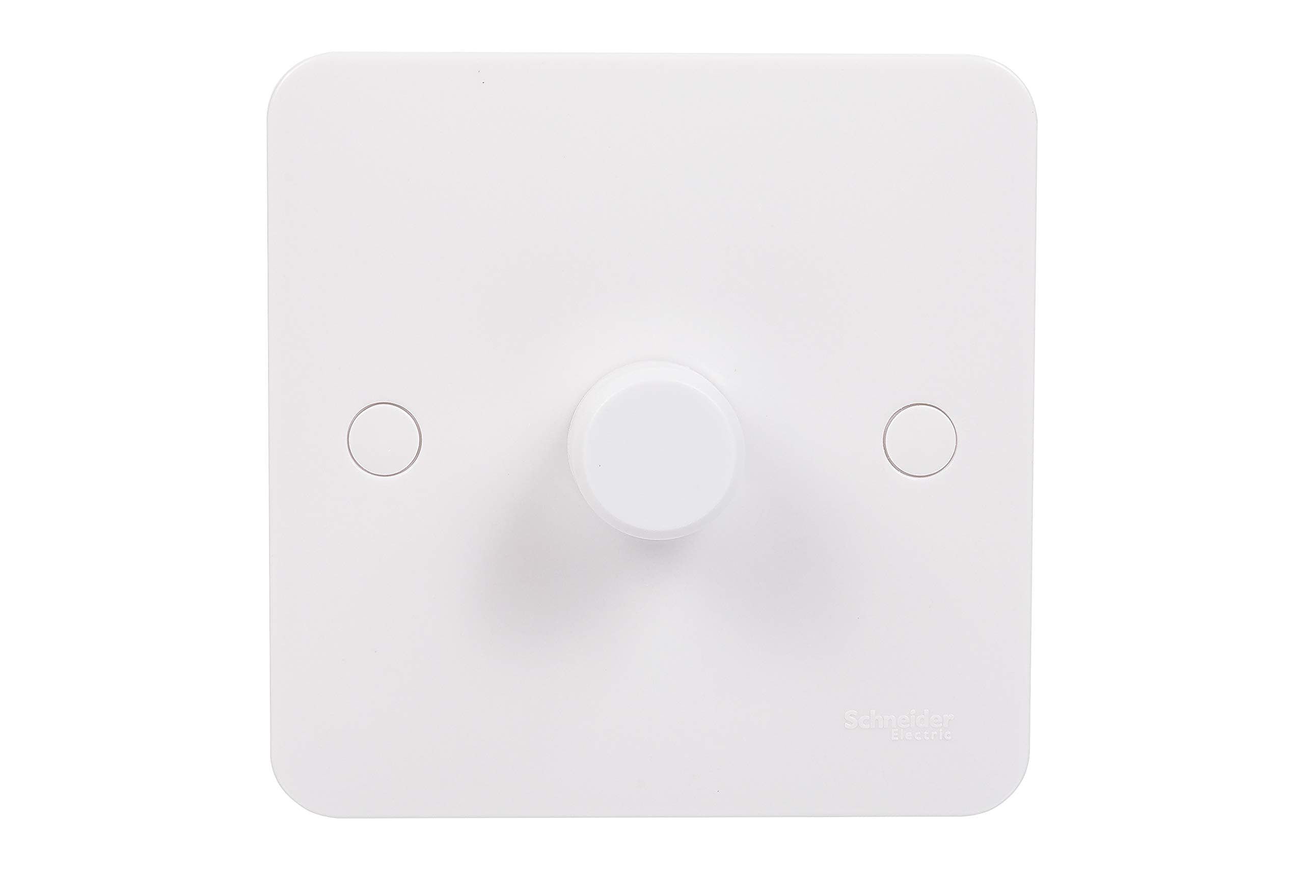 Schneider Electric Lisse White Moulded - Single 1 Way Mains Dimmer Light Switch, 250 W, GGBL6011CS, White