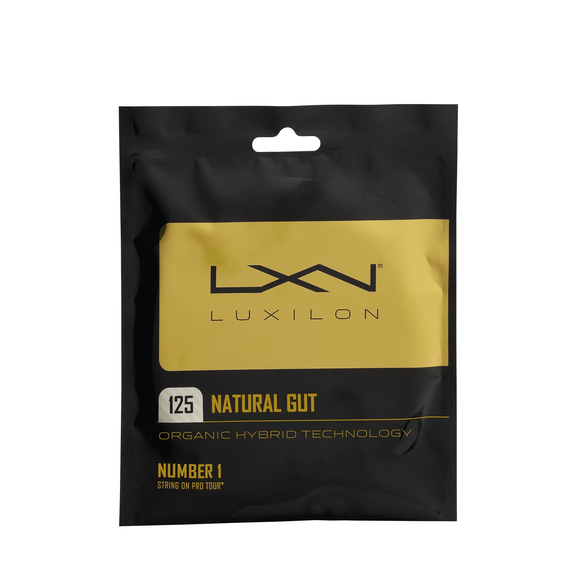 Luxilon Natural Gut Tennis String - Set, White