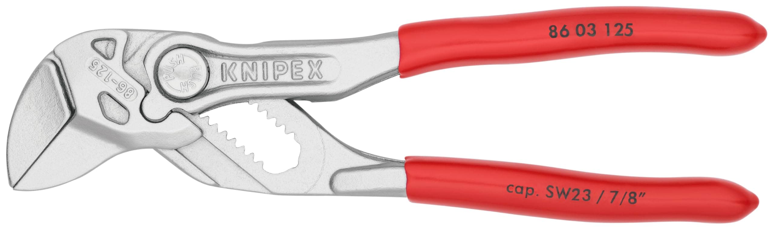 KNIPEX Tools 86 03 125, 5-Inch Mini Pliers Wrench