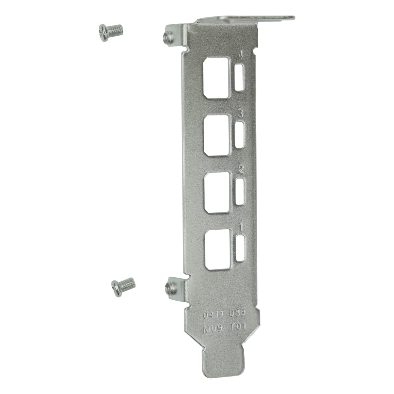 Low Profile Short Bracket Half Height Bracket with 2X Screws Compatible with NVID-IA Quadro K1200 NVS 510 P400 P600 P620 P1000 K1200 NVS510 T600 T1000
