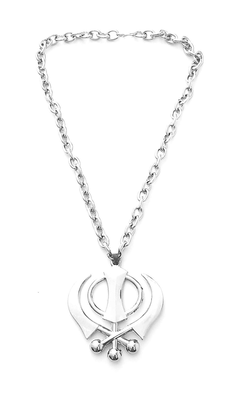 SHARAJ Sikh Religion Khanda Car Hanging, Pendant Gift, Rear View Mirror Accessories, 3'' x 1.5'' x 0.25''