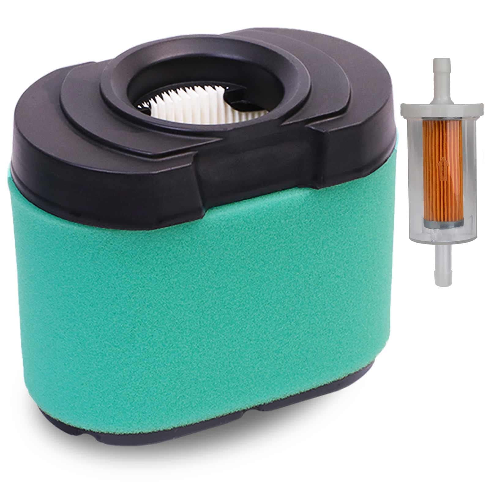 HOODELL Professional 792105 Air Filter, Durable 276890 Air Cleaner with Fuel Filter, Compatible with Briggs & Stratton V-Twin Engine 44H777 5405K 593240 4163205 GY21057 Air Filter