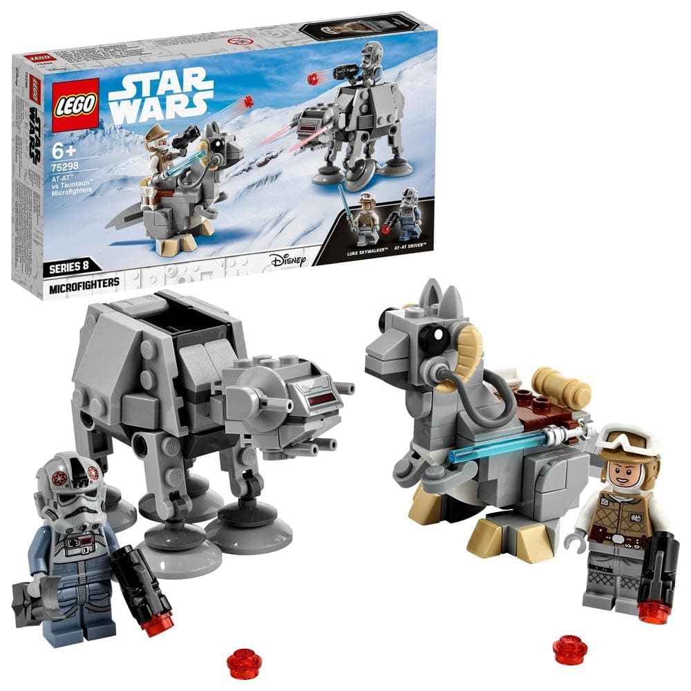 Star Wars AT-AT vs. Tauntaun Microfighters 75298 Building Kit (205 Pieces)