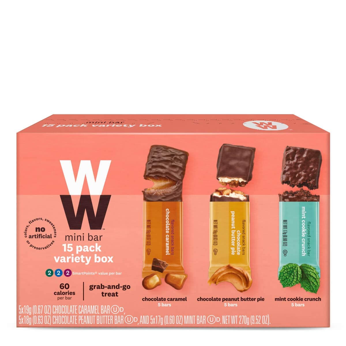 Weight Watchers Mini Bar Variety Pack