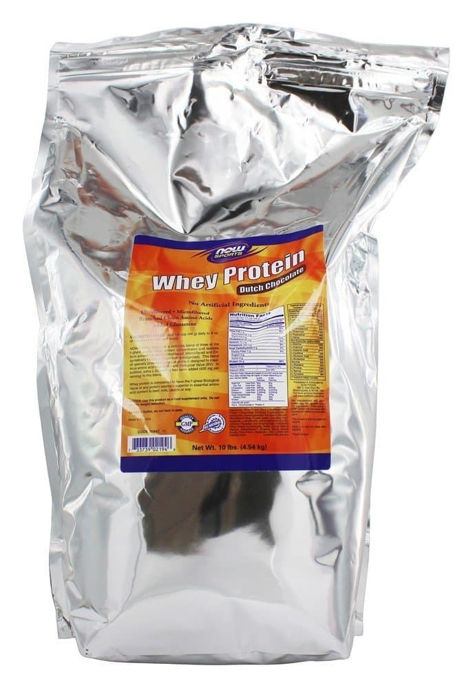 Now Sports Whey Protein Powder Creamy Chocolate - 10 lbs.