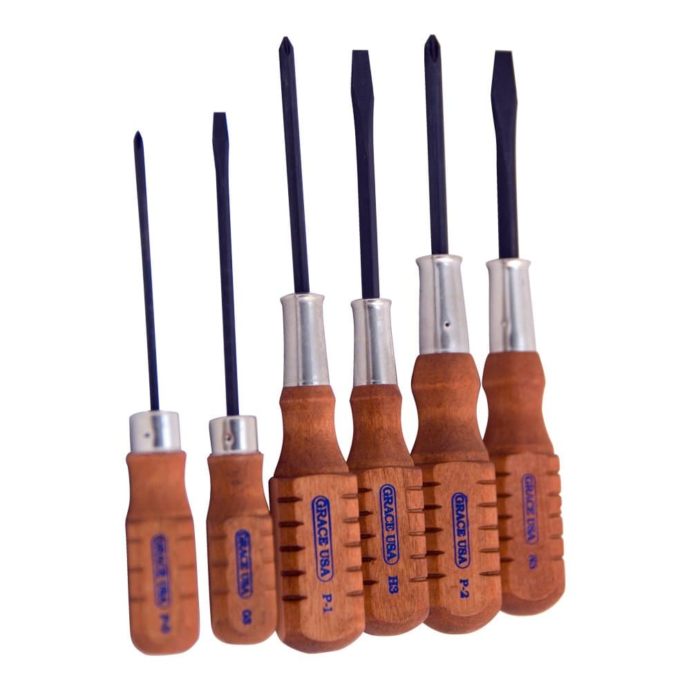 Grace USA - Home Care Screwdriver Set - HCS6 - Gunsmithing - Screwdrivers - 6 piece - Home Care Tools & Accessories