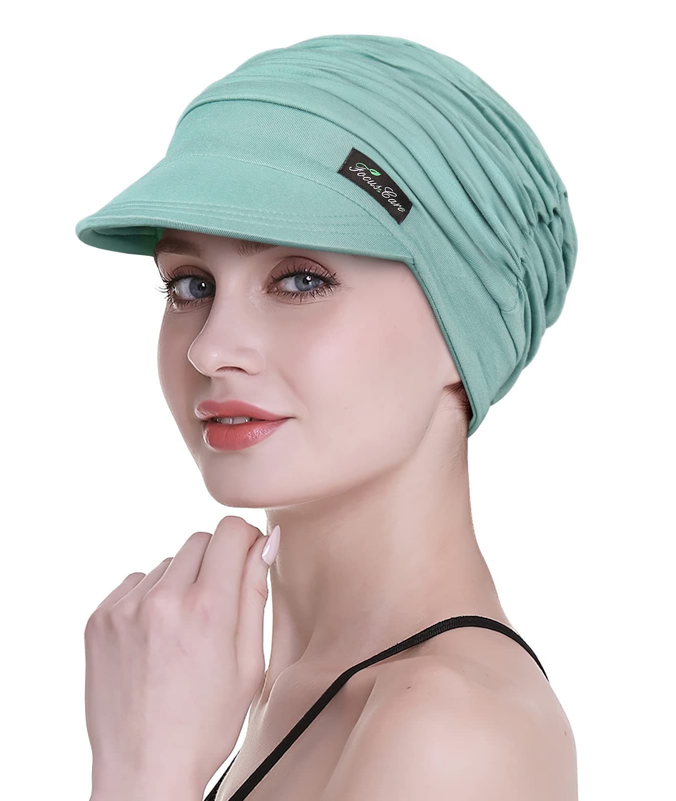 FocusCare Soft Chemo Scarves for Women, Bamboo Baseball Cap, Turban for Hair Loss