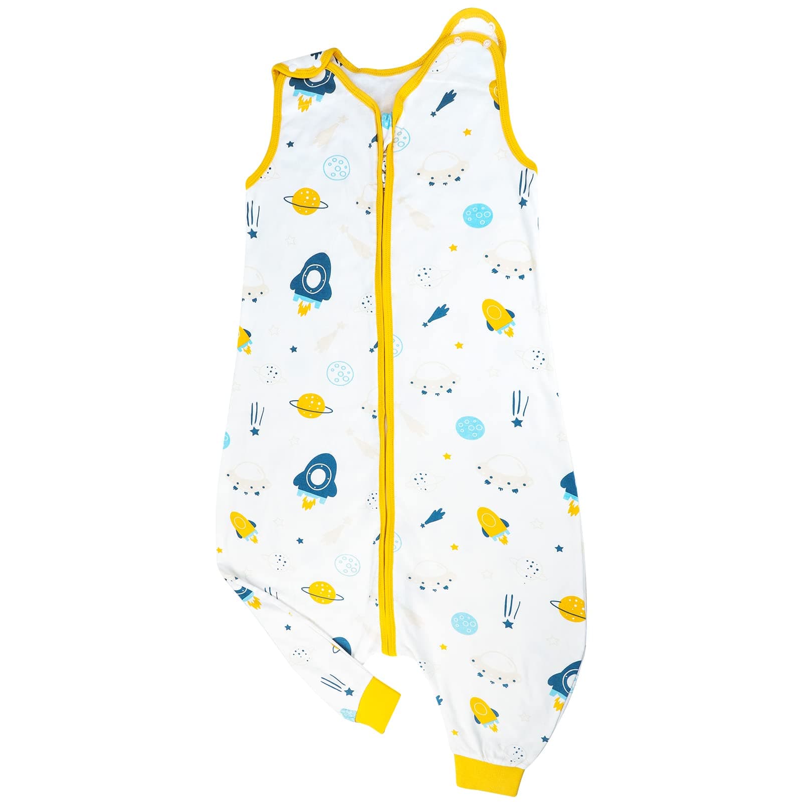 MooMoo BabyMooMoo Baby Sleep Sack with Feet Summer Toddler Wearable Blanket with 2-Way Zipper Sleeveless Baby Cotton Sleeping Sack with Legs 3-5T