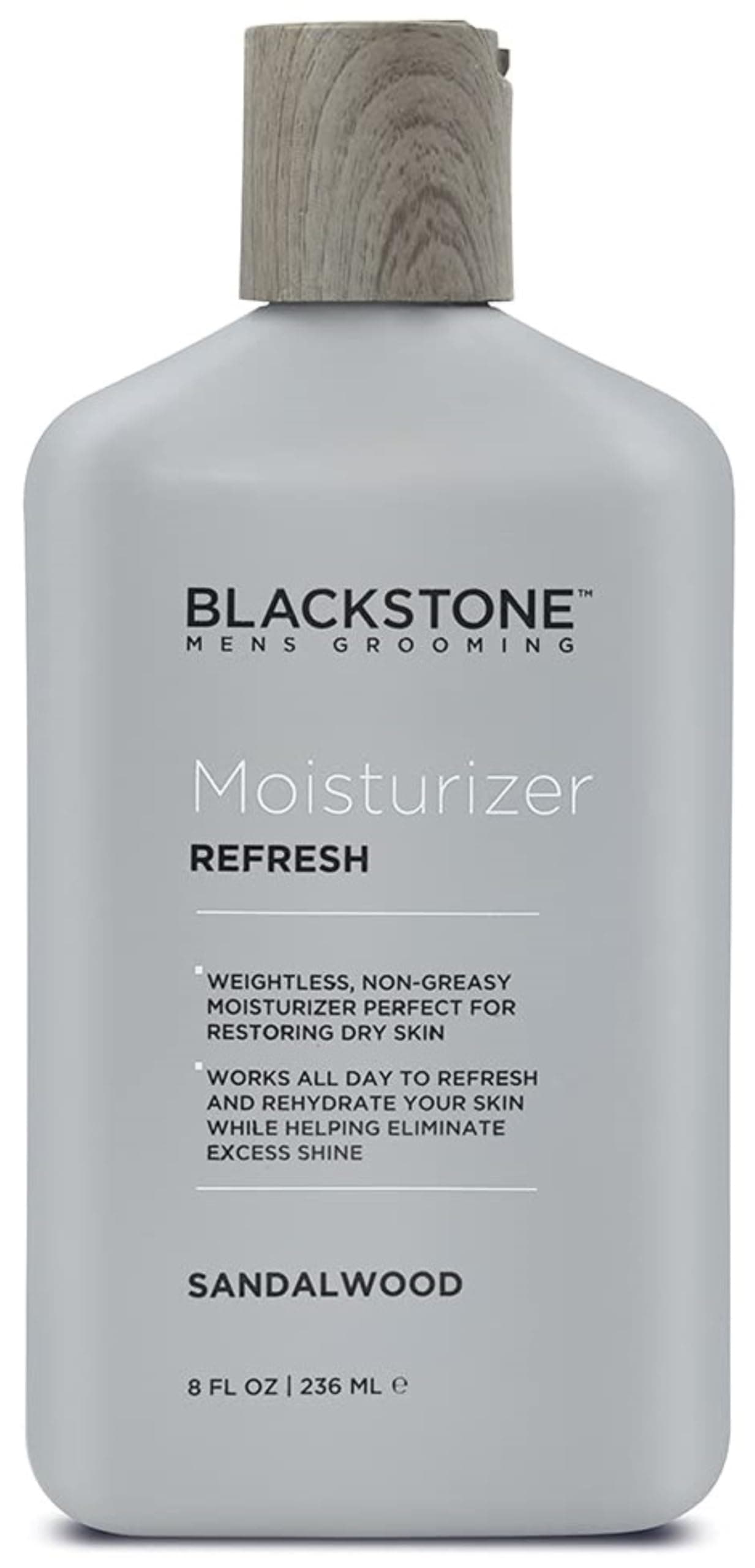 Blackstone Men's Grooming Refresh Facial Moisturizer, Sandalwood (8 oz)