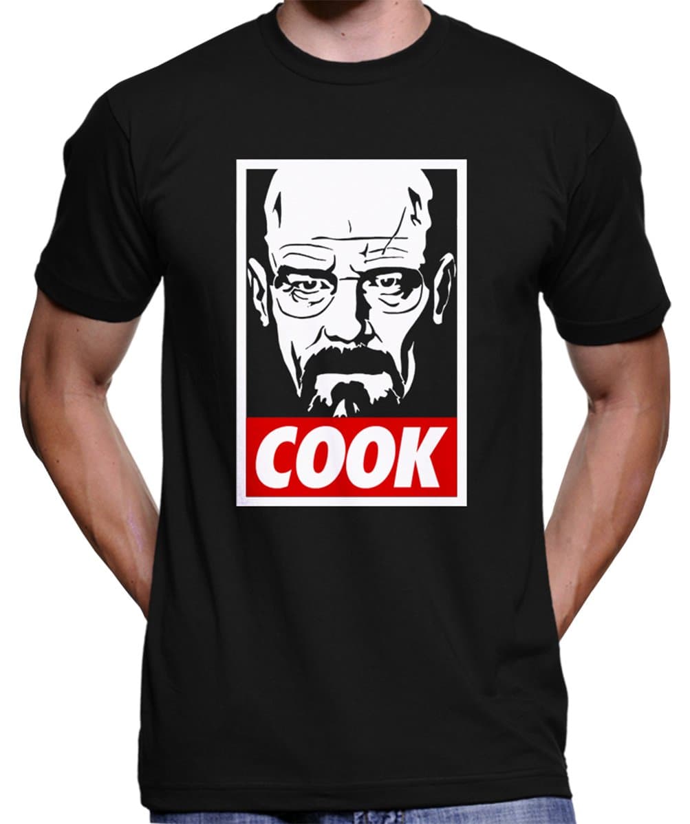 Culture Clash Clothing Breaking Bad Heisenberg Walter White Cook T-Shirt - Better Call Saul Goodman Jesse Pinkman Los Pollos Hermanos