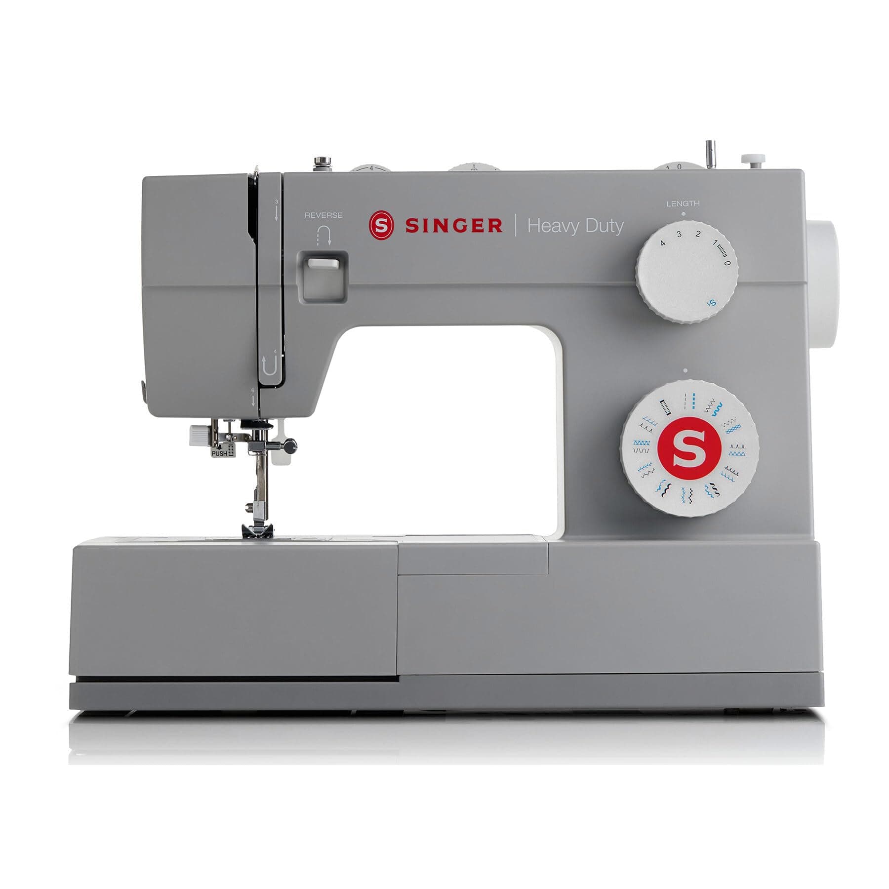 SINGER 4423 Heavy Duty Zig Zag Sewing Machine, 23 Built in Stitches 97 Stitch Applications with 90 W Powerful motor & Feed dog with 106 Teeth in 6 Rows-Get Free Online Interactive Class.