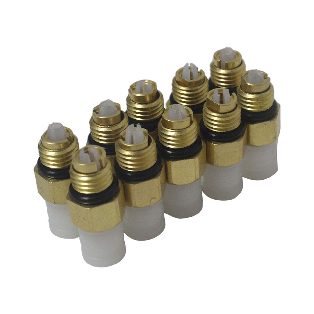 10pcs Air Suspension Repair Kit Air Valve M8 4MM for Mercedes-Benz W251 W164 W212 W211 W220 W221 New Air Connector Tube Brass Fittings 1643200625 2123200358