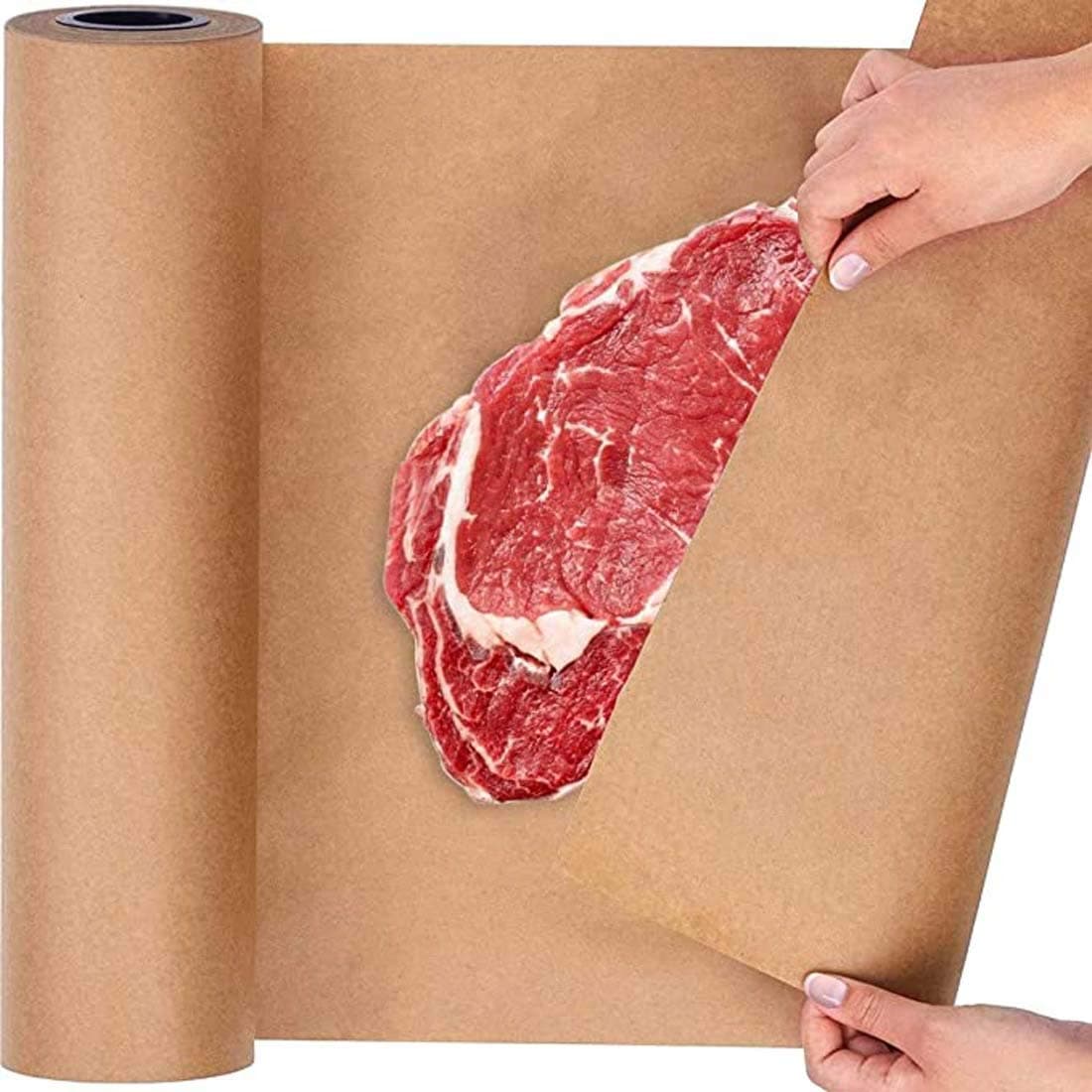 Butcher Kraft Paper Roll for BBQ Beef, FDA Food Grade Wraps for Roast Goose, Turkey, Meat - Smoking Wrap for Xmas Christmas Day