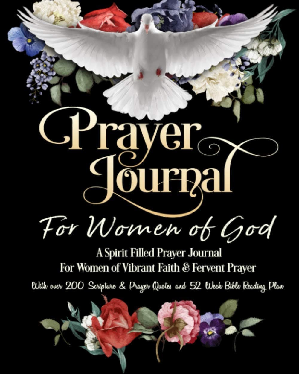 Prayer Journal For Women of God - A Spirit Filled Prayer Journal For Women of Vibrant Faith & Fervent Prayer: With over 200 Scripture & Prayer Quotes and 52 Week Bible Reading Plan Paperback – May 11, 2019