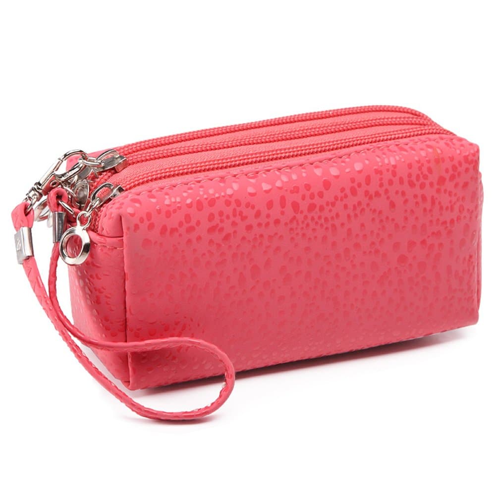 Bei Qi Ladies Ploy Urethane Wristlet Strap Women Organizer Wallets
