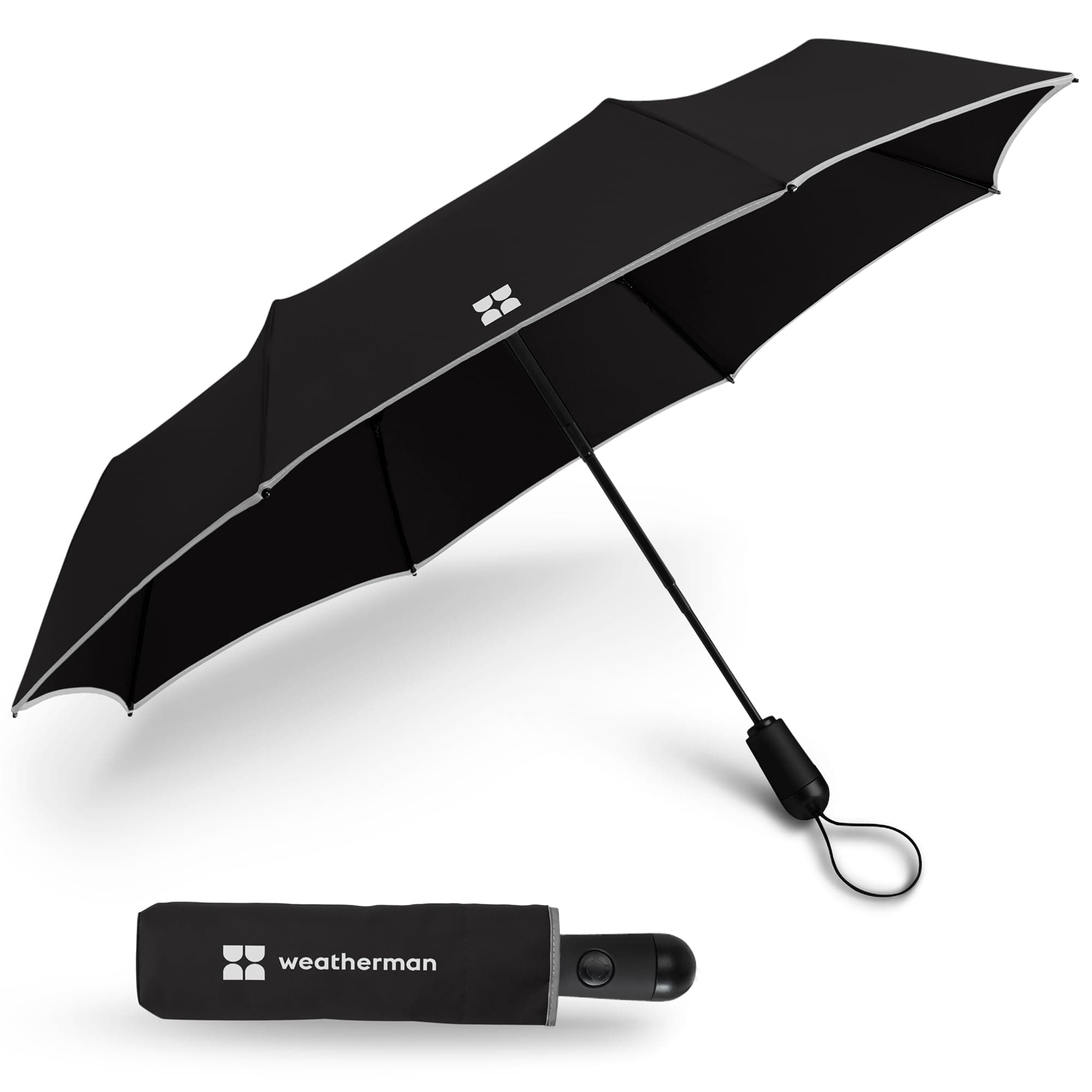 Umbrella - Premium Small Compact Mini Umbrellas for Traveling - Windproof Umbrellaas Resists Up to 45 MPH Winds - Traveling Umbrellasa for Rain, Wind, Purse, Pocket, Backpack, Car - Portable Travel Umbrellas Easy Auto Open Close w/ Strong Fiberglass Frame
