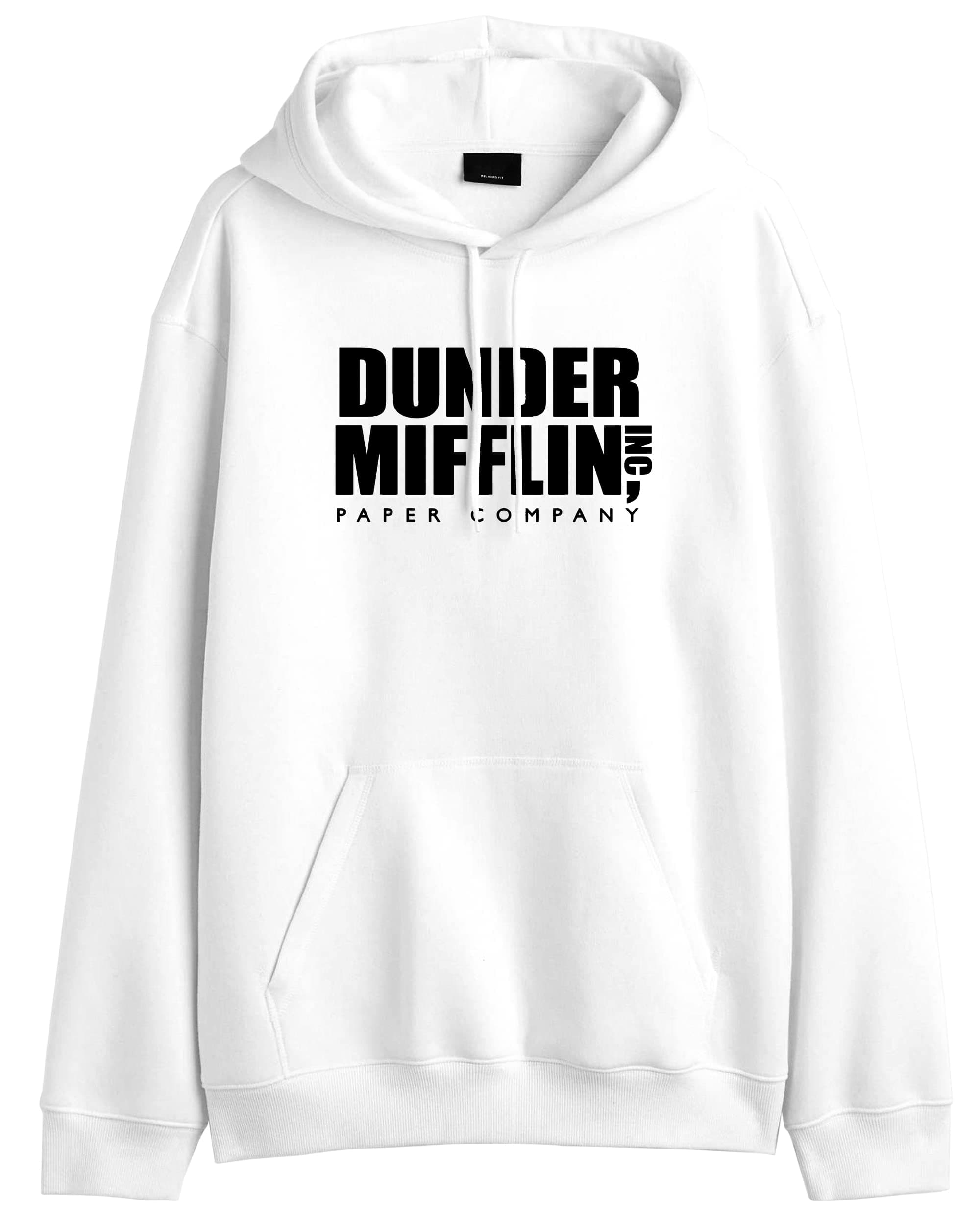 THE DUFFERS Men & Women Cotton Hoodie Dunders Mifflins Hooded Sweatshirt