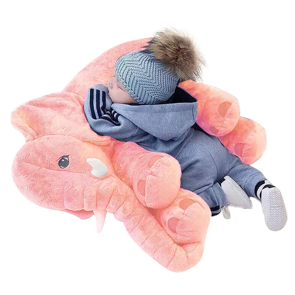 Regenboghorn Elephant Stuffed Toy - Elephant Stuffed Animal Soft Pillow Baby Pillow for Kids - Elephant Gifts 13 Inch Plush Toy Stuff Dolls Gifts for Kids Boys and Girls (PINK)