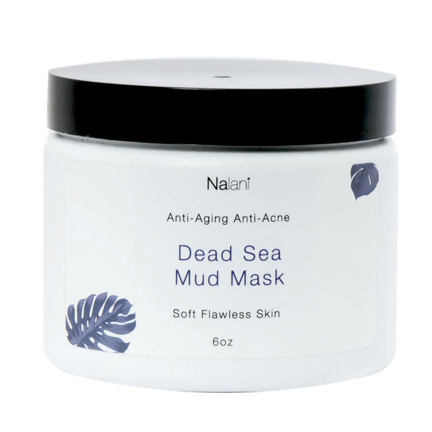Nalani Dead Sea Mud Mask Facial Treatment, 6 Ounces, Organic, Made in USA