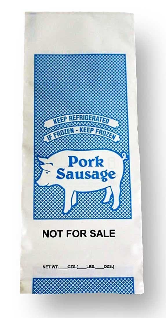 Pork Sausage Freezer Bags - 1 Lb. Size - Package of 100