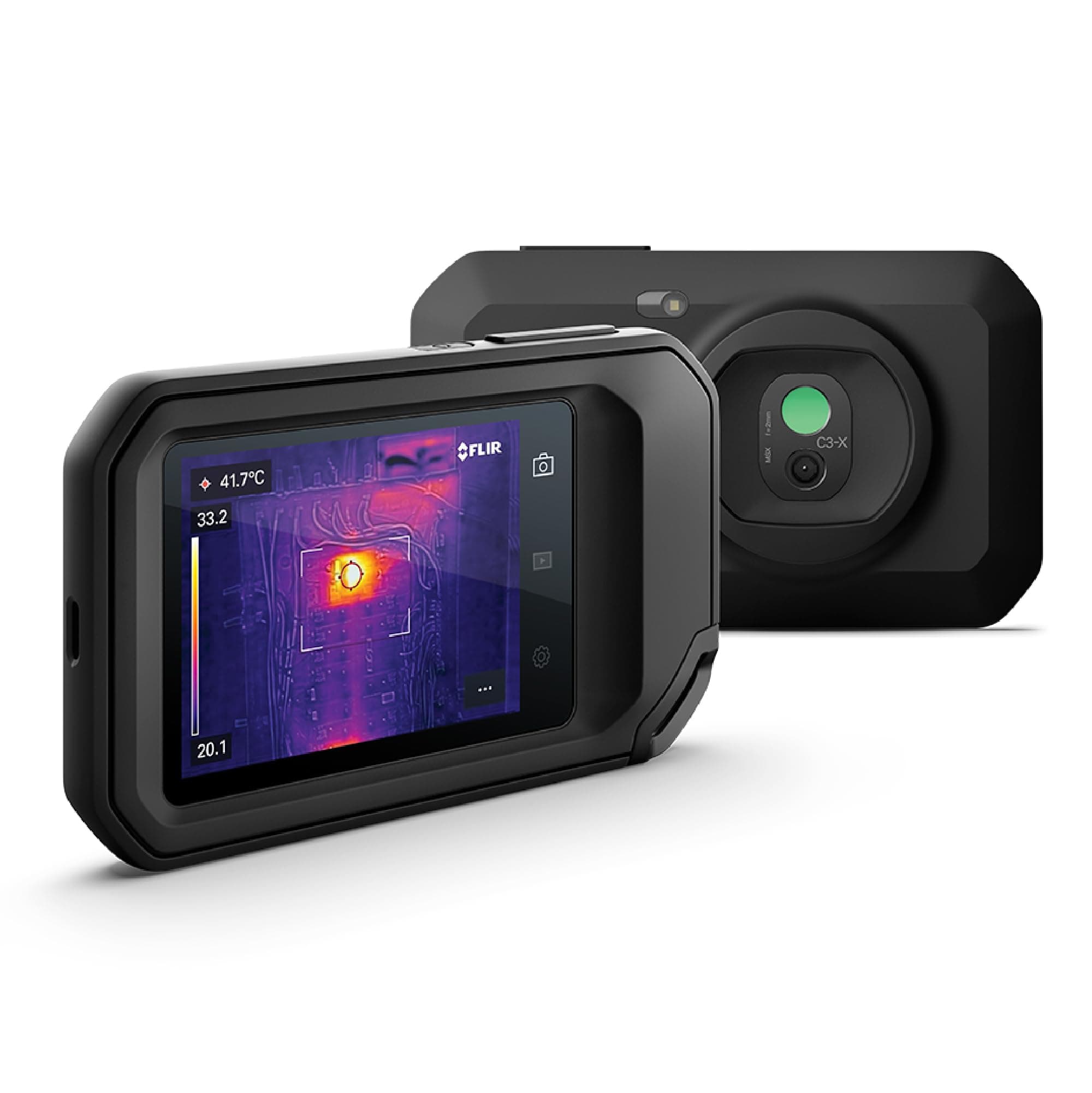 C3-X Compact Thermal Imaging Camera with WiFi: High Resolution Infrared Imager for Inspection, Electrical/Mechanical, Building, and HVAC Applications