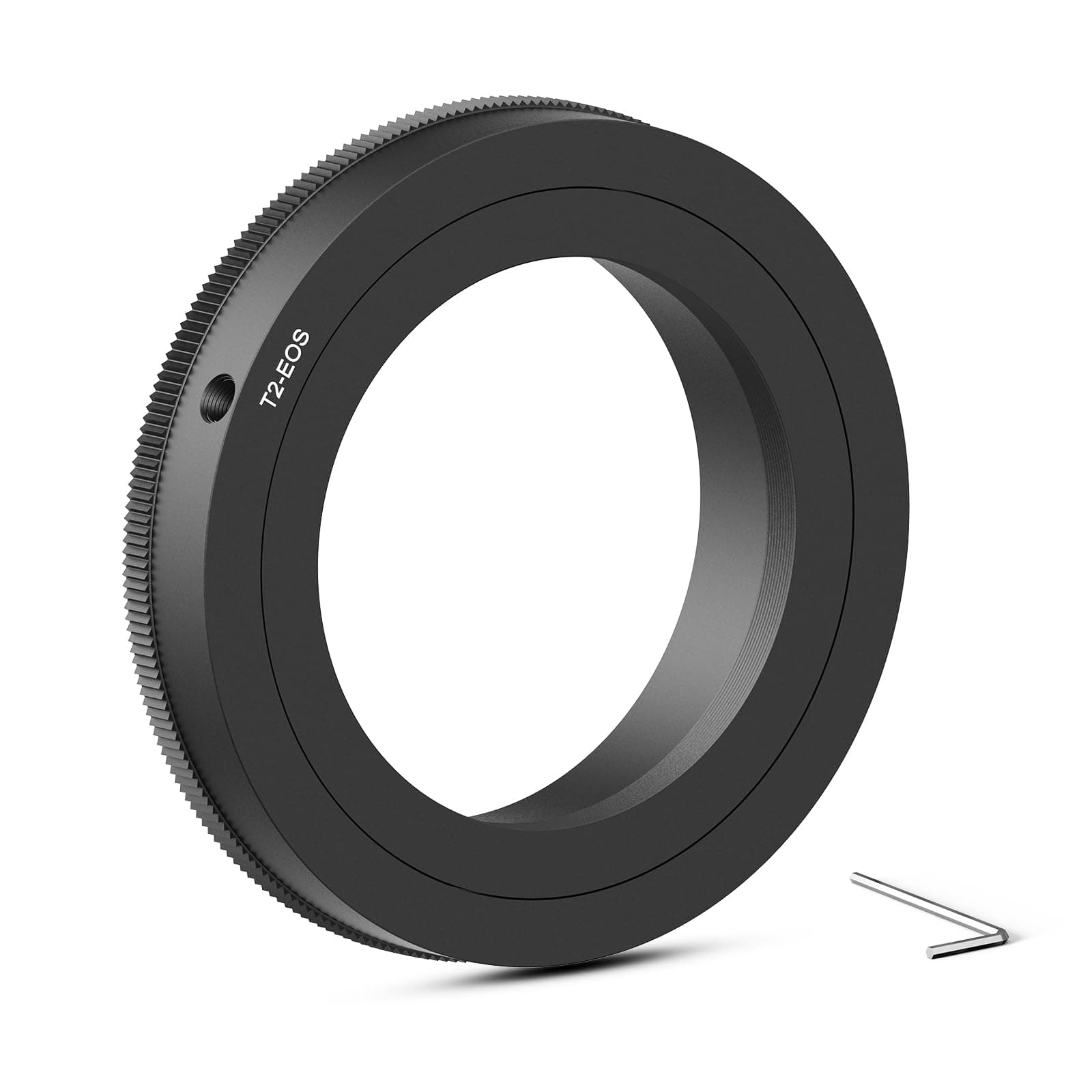 T/T2 Mount Lens Adapter Ring for Canon EOS Rebel T3 T3i T4i T5 T5i T6 T6i T6s T7 T7i SL1 SL2 6D 7D 7D 60D 70D 77D 80D 5D II/III/IV DSLR Camera